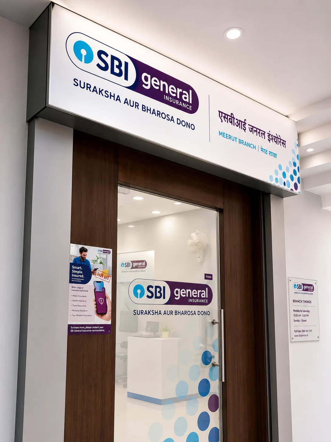 SBI General Insurance completed branch project in Meerut