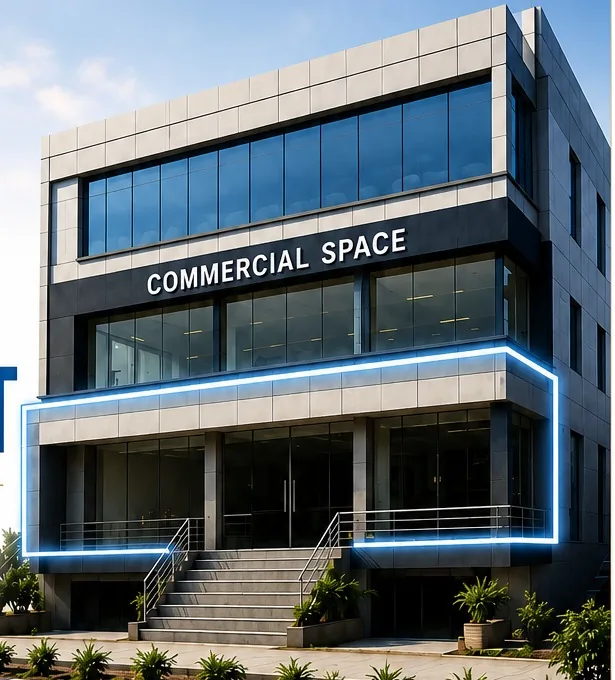 Commercial floor for rent in Jagrati Vihar Garh Road Meerut